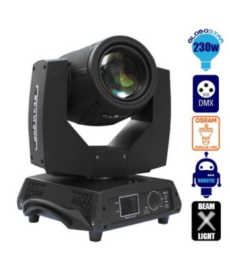 Κινούμενη Ρομποτική Κεφαλή Apollo BEAM Rainbow Effect Osram YODN 7R RGBW 230W 230V Zoom 0° - 3.8° GloboStar 51115